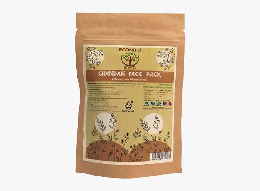 Econbio Roots Chandan Face Pack 50gms 
 Title Econbio - Econbio Roots, HD Png Download