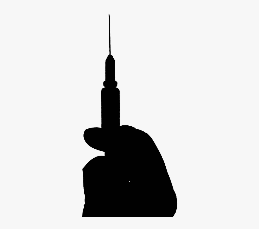 Vaccine, Silhouette, Hand, Infection - Vaccine Silhouette, HD Png Download