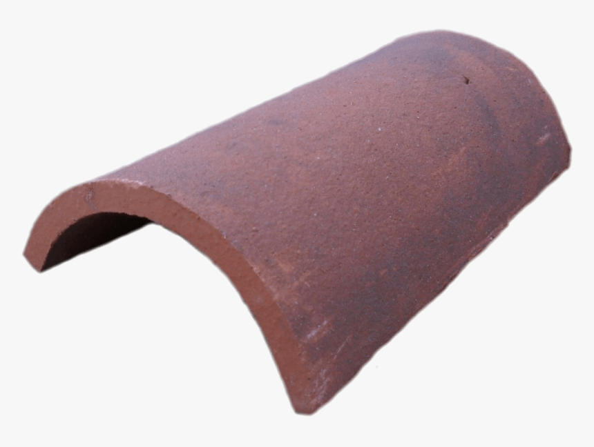 Rounded Roof Tile - Clay Roof Ridge Tiles, HD Png Download