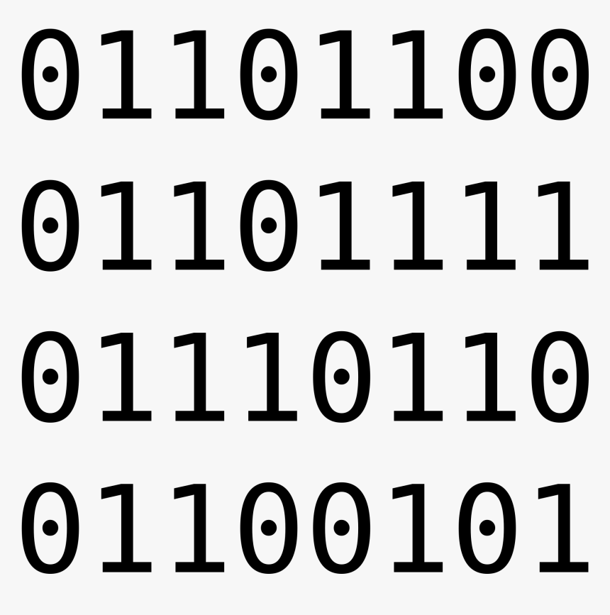 Binary Background, Vectors - Circle, HD Png Download