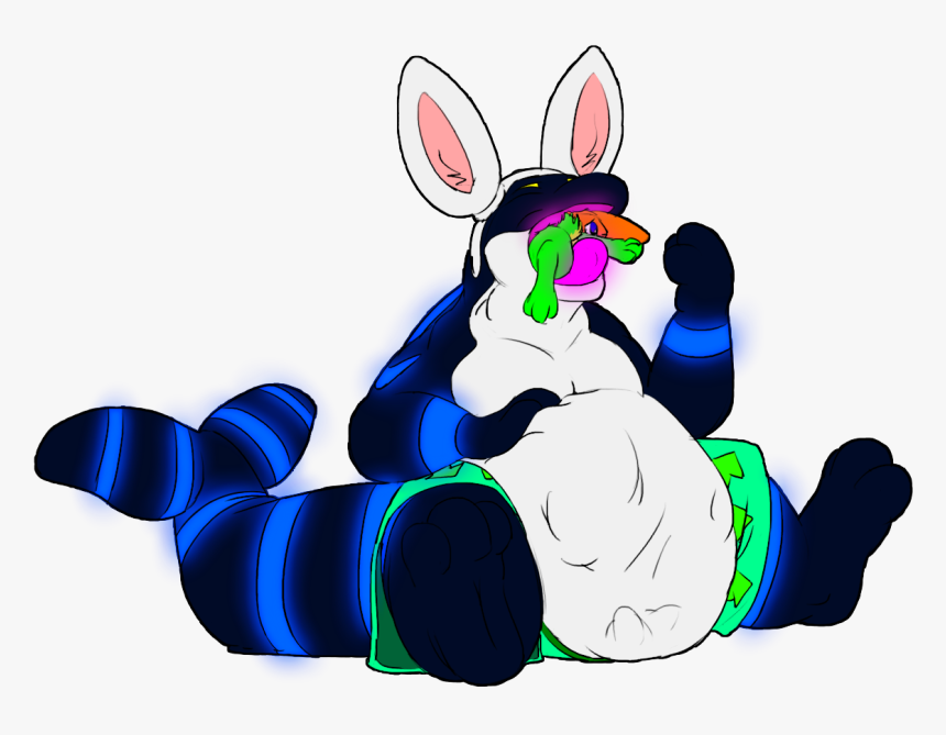 [comm] Zip S Zealous Bunny Buffet Clipart , Png Download - Cartoon, Transparent Png