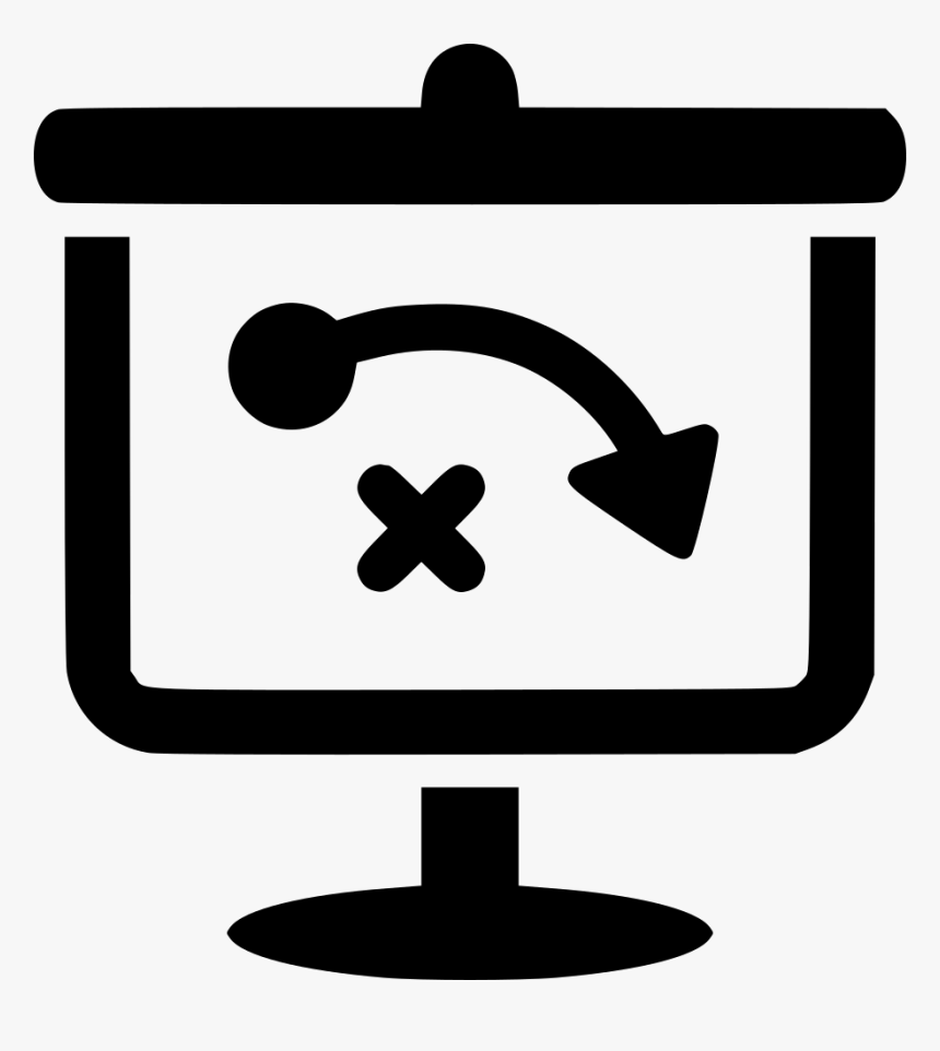 Projector Screen Strategy - Strategy Icon Free Png, Transparent Png