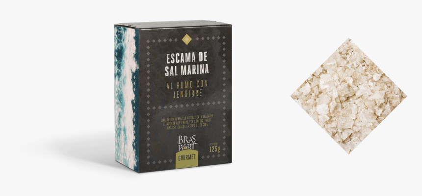 Paquete De Escama De Humo Jengibre De 125g Con Textura - Box, HD Png Download