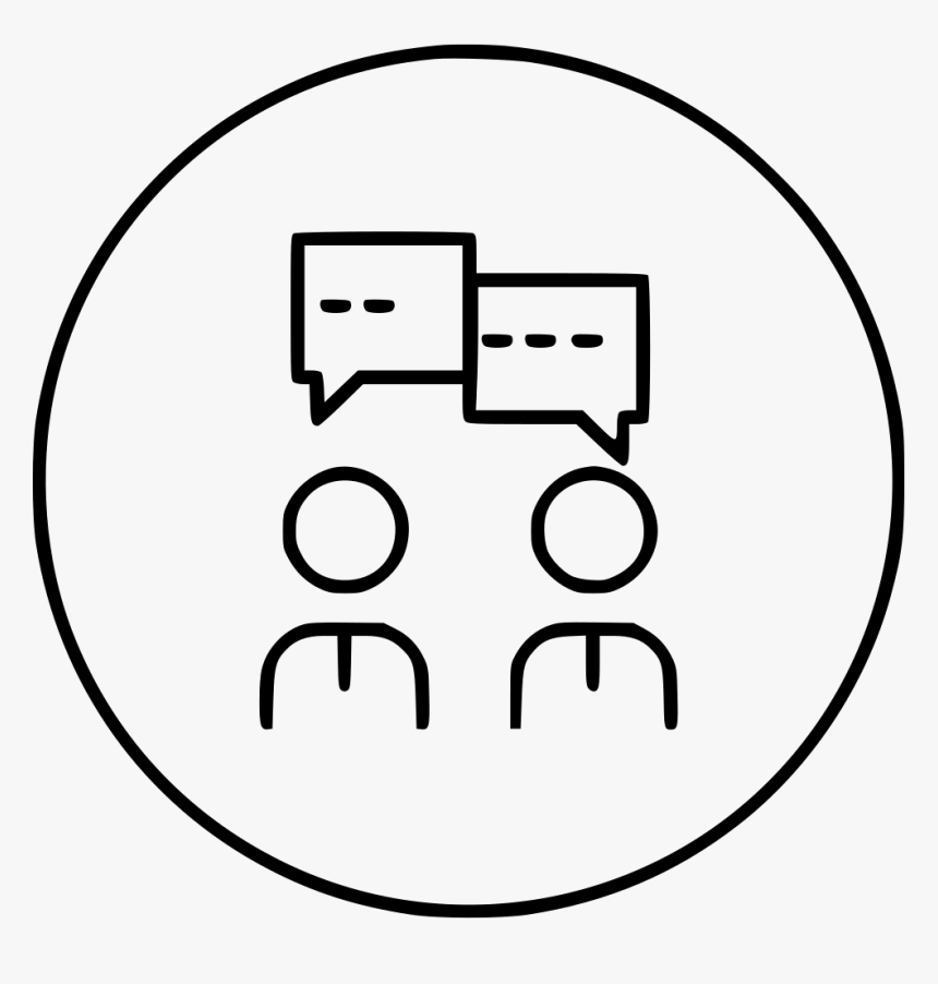 Employee Team Chat Talk - Employee Talk Icon Png, Transparent Png