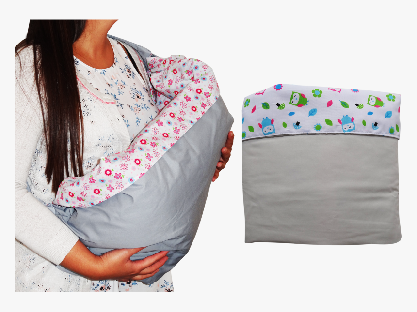 Sweetie Portabebé Lactancia Discreta Blanco Humo Búhos - Girl, HD Png Download