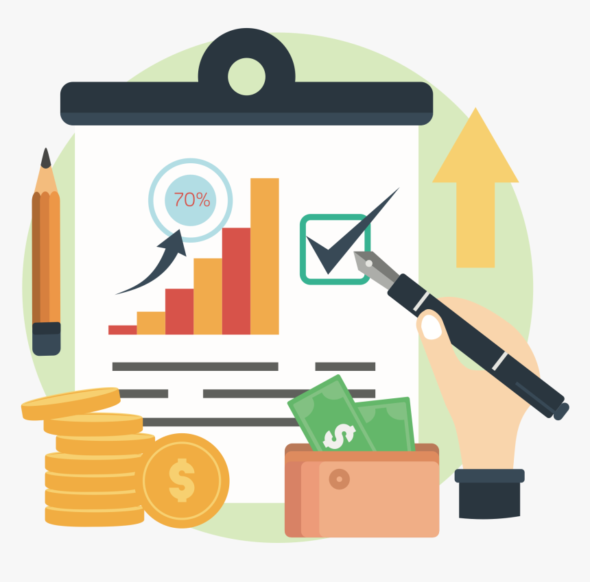 Digital Marketing Strategy - Report Illustration, HD Png Download