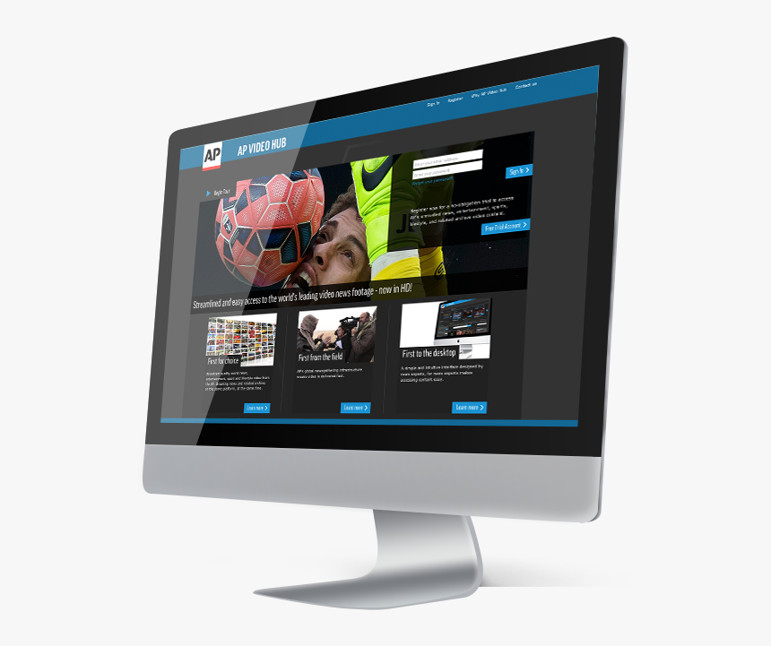 Led-backlit Lcd Display, HD Png Download