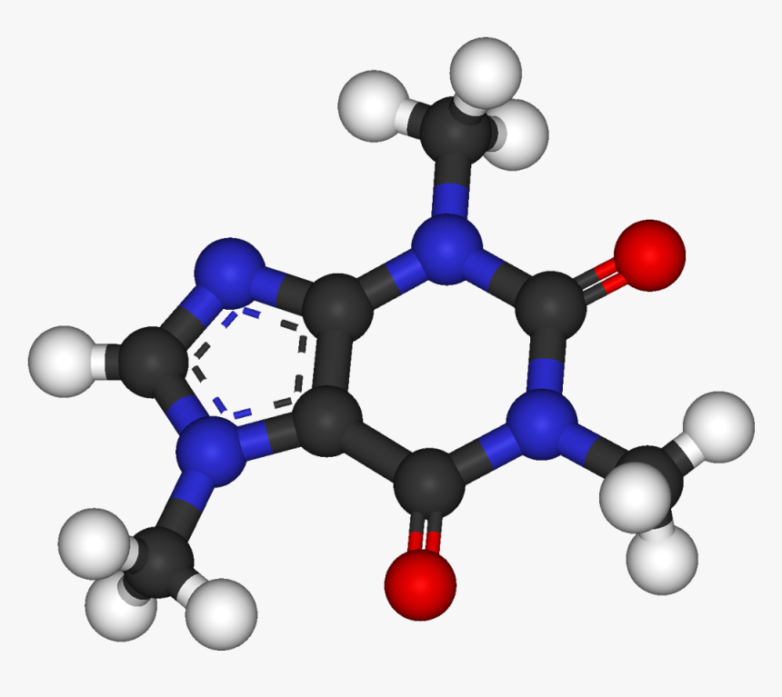 Cafeína - Salicylic Acid 3d Model, HD Png Download