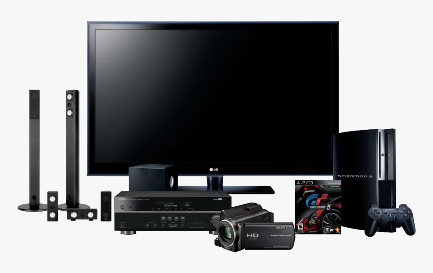 Home Theater System Png Free Download - Home Theater Png Transparent, Png Download