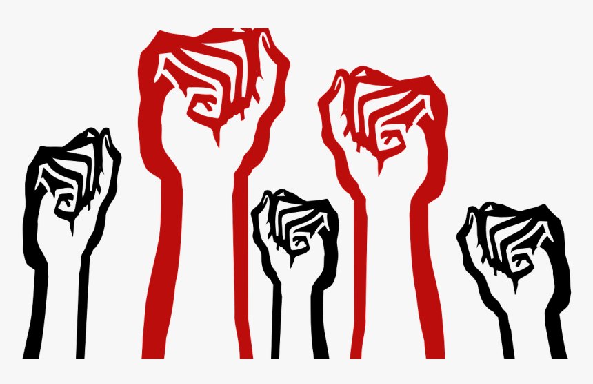 Law Drawing Prisoner - Fist In The Air Png, Transparent Png