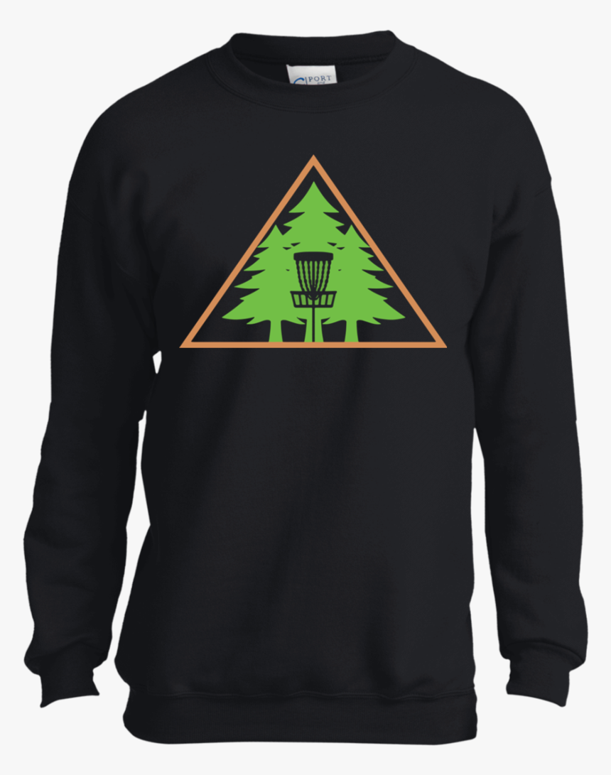 Disc Golf Basket With Trees Funny Disc Golf Youth Pc90y - Funny Music T Shirt, HD Png Download