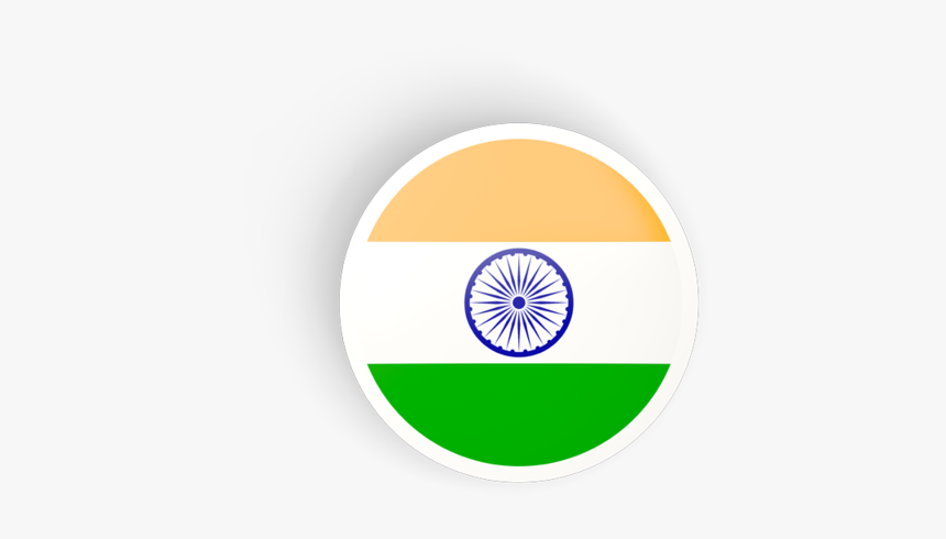 Round Concave Icon - India Flag Png Icon, Transparent Png