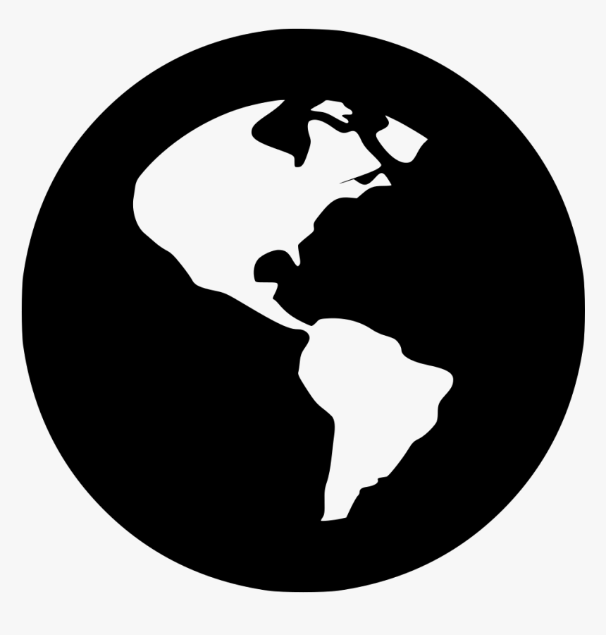 Browser Web Earth Planet Communication Global Globe - Blank Map Of The World No Borders, HD Png Download