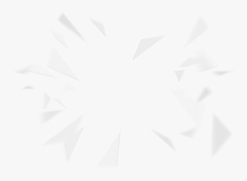 Glass Blast In Png - Monochrome, Transparent Png