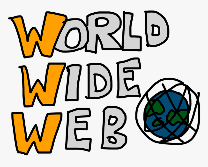 World Wide Web, Www, Lettering, World, Internet, Globe - World Wide Web Www Png, Transparent Png