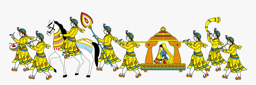 28 Collection Of Wedding Clipart Indian Doli - Wedding Card Clipart Png, Transparent Png