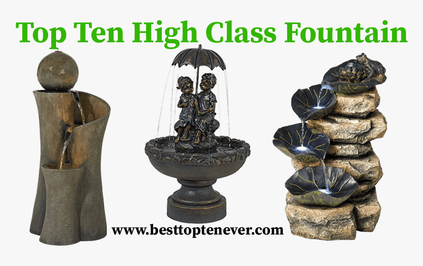 Top Ten Fountain - Bronze Sculpture, HD Png Download