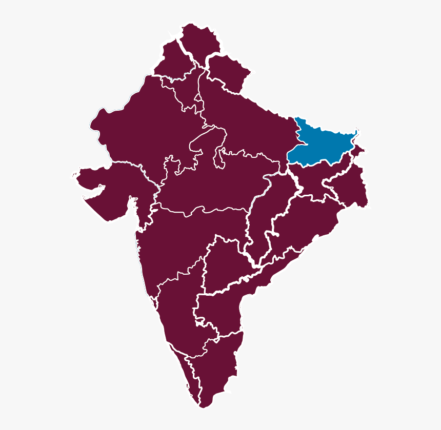 Transparent India Map Png - Aluminium Company Of India, Png Download