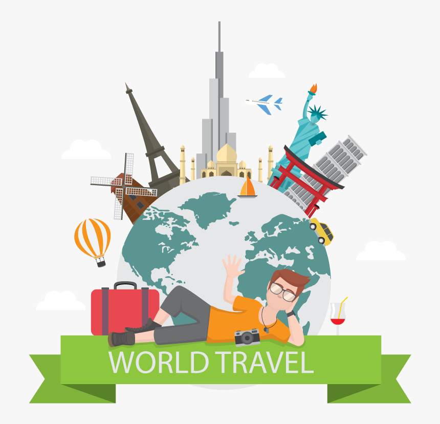 World Map Earth India - Knowledge Around The World, HD Png Download