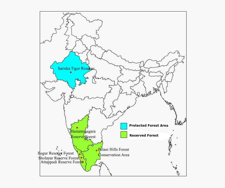 Reserved Forest In India, HD Png Download