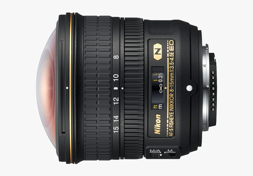 Nikon 8 15 Fisheye, HD Png Download