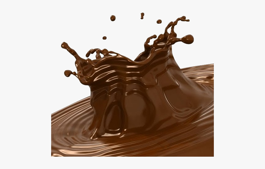 Chocolate Flavour Splash Png, Transparent Png