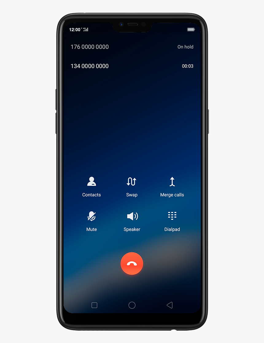 Make Conference Call In Oppo A3s, HD Png Download
