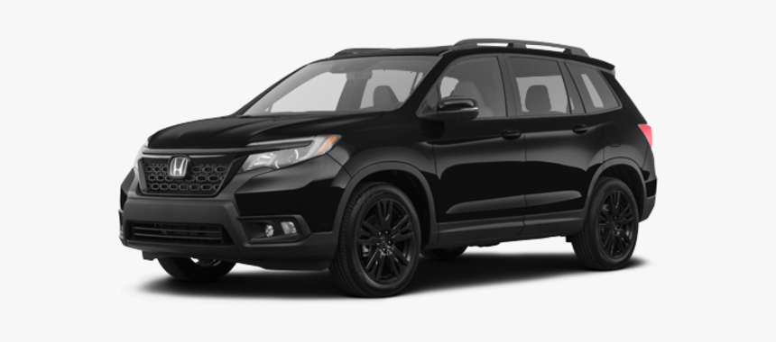 Honda Passport Sport - Fiat 500x 2019 Black, HD Png Download