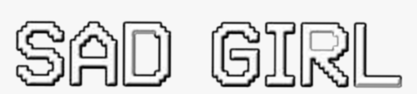 Sad Girl Text Tumblr Beautiful Calligraphy Hd Png Download