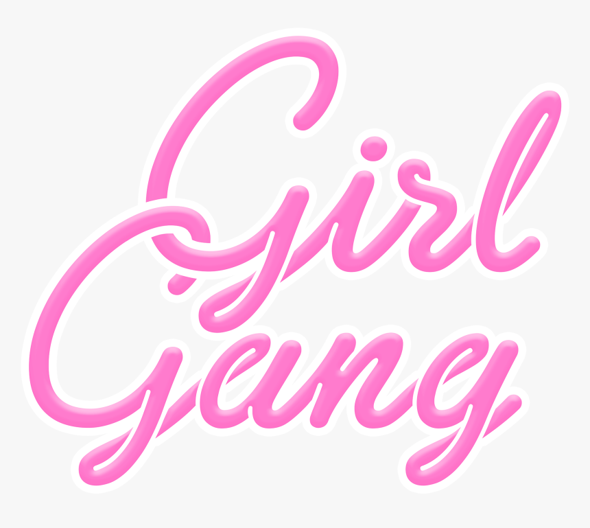 Girl Gang Lookbook - Calligraphy, HD Png Download