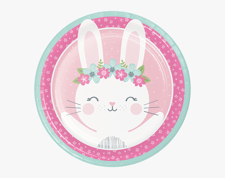 Bunny Dinner Plates - Birthday Bunny Clipart, HD Png Download