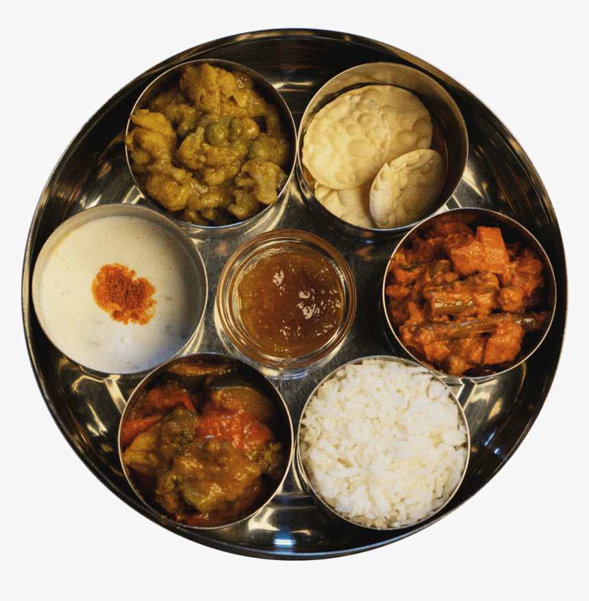 Non Veg Thali Png, Transparent Png