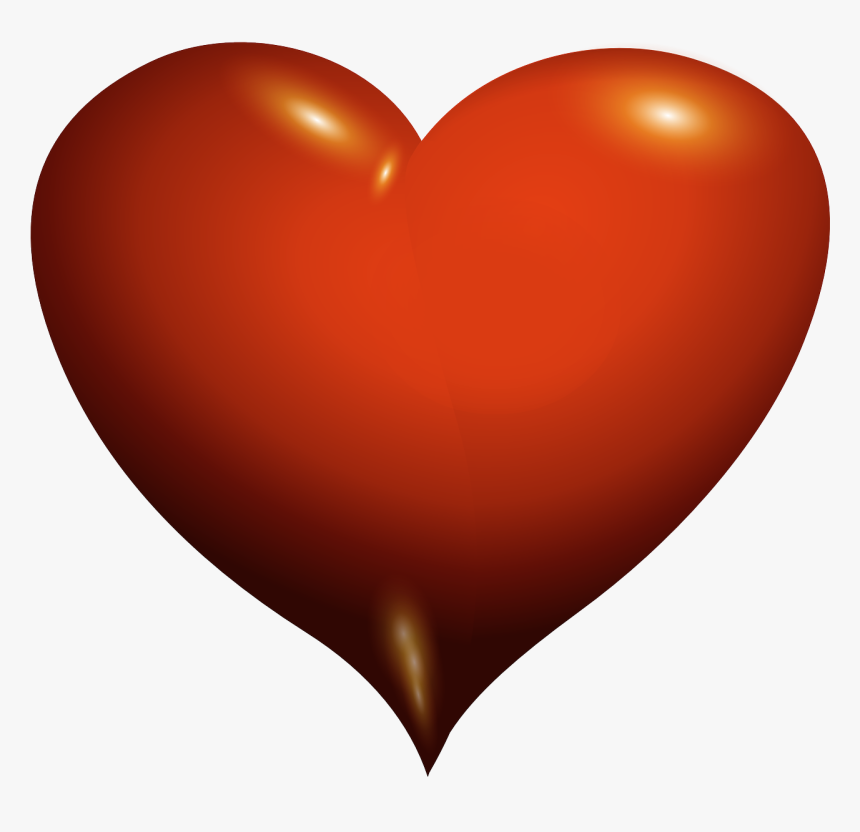 Corazon En 3d Png, Transparent Png