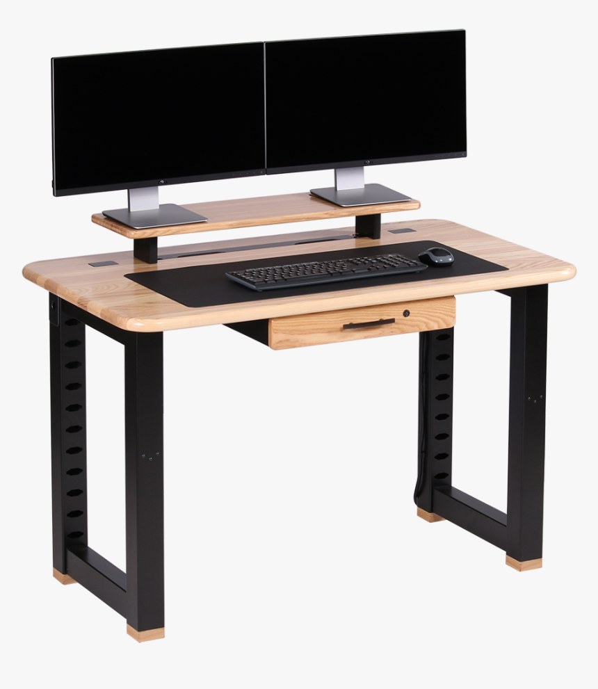 Transparent Computer Table Clipart - Mesa Com Computador Png, Png Download