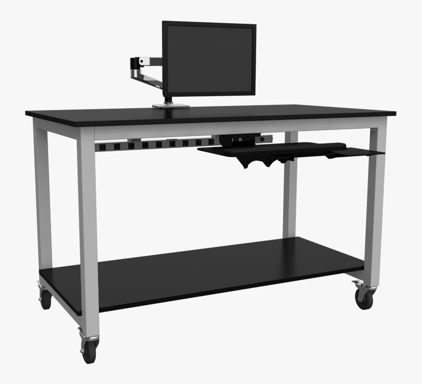 Computer Workstation Mini - Computer Desk, HD Png Download