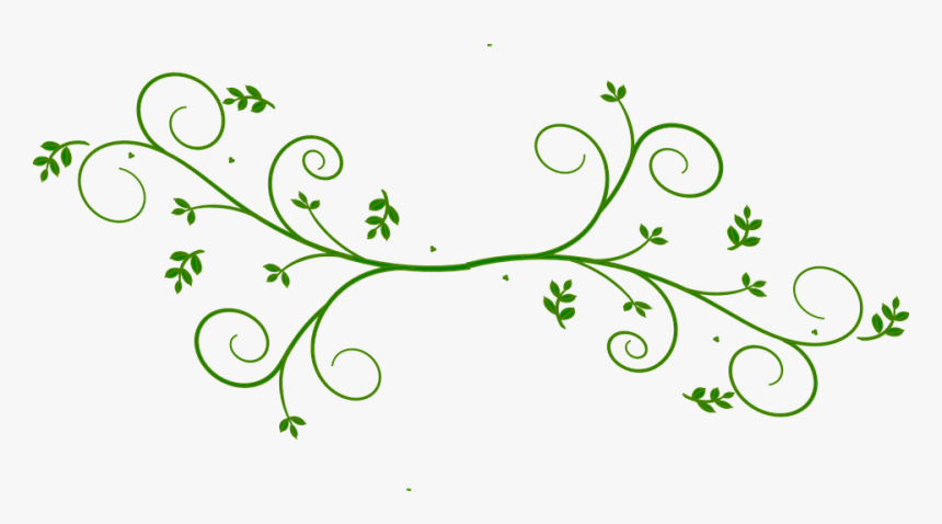 Floral Design, Green, Leaves, Beautiful, Ornament - Clip Art, HD Png Download