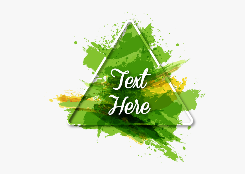 Green,leaf,plant,graphic - Paint Splash Green Png, Transparent Png