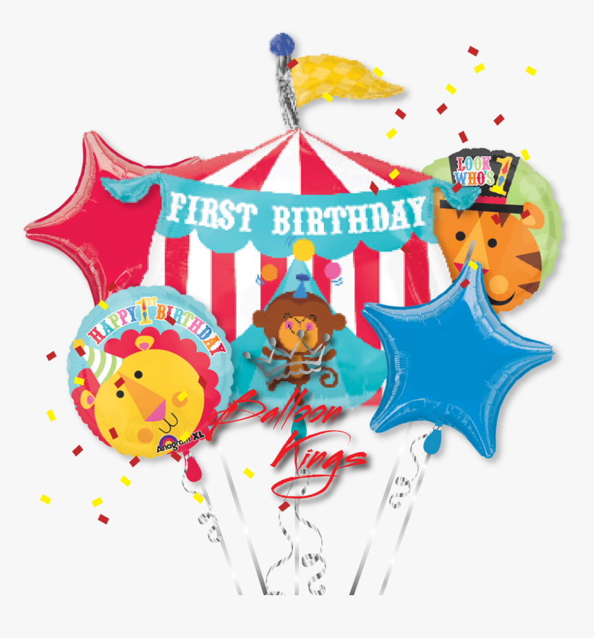 Transparent First Birthday Png - Happy Birthday Circus, Png Download