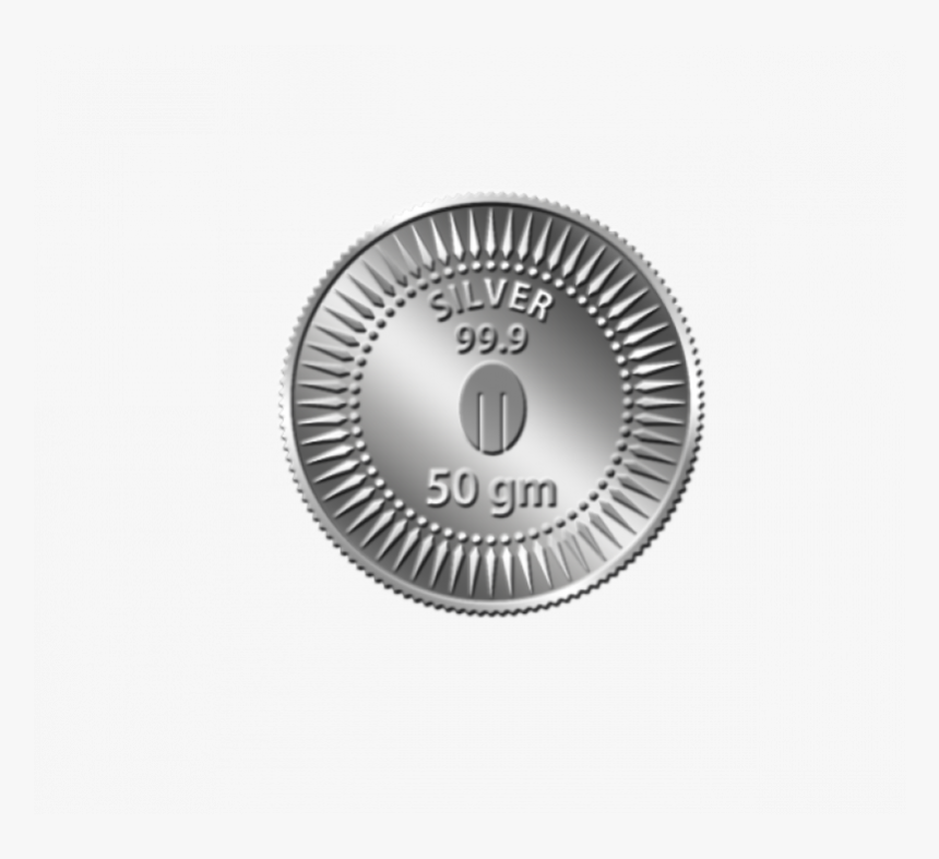 Silver Coin 10 Gms, HD Png Download