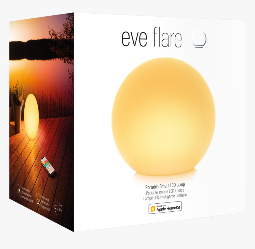 Elgato-eve Led Garden Light Flare Built-in Led Rgbw, HD Png Download