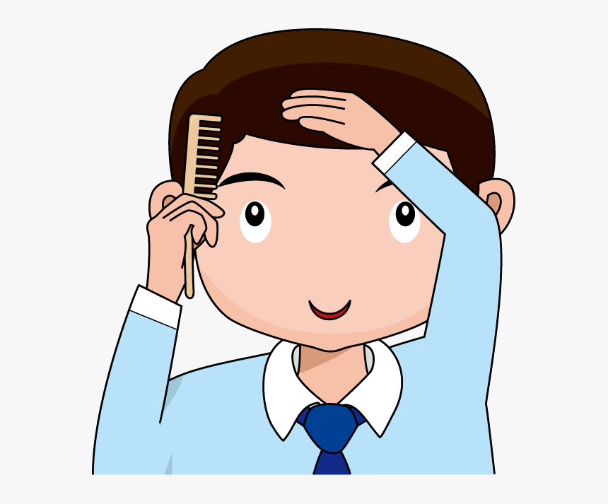 Combing Hair Clip Art, HD Png Download