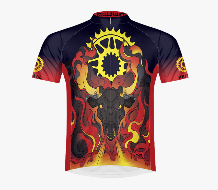 Bull Shift Men S Sport Cut Cycling Jersey - Cycling Jersey, HD Png Download