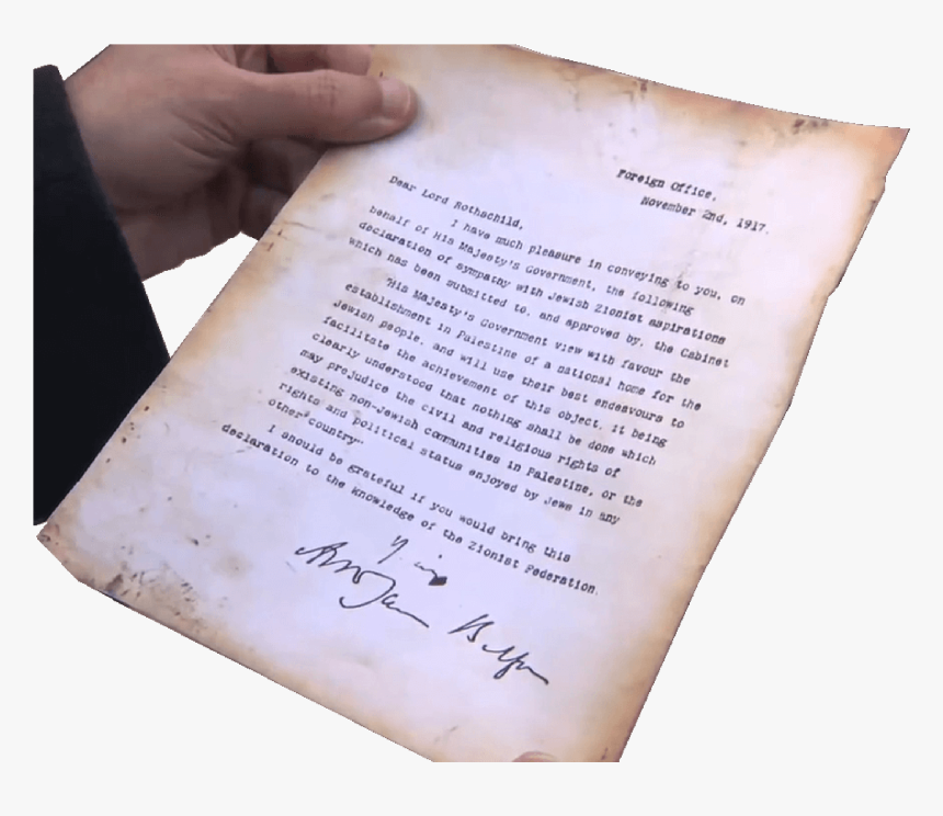 Original Sykes Picot Agreement, HD Png Download