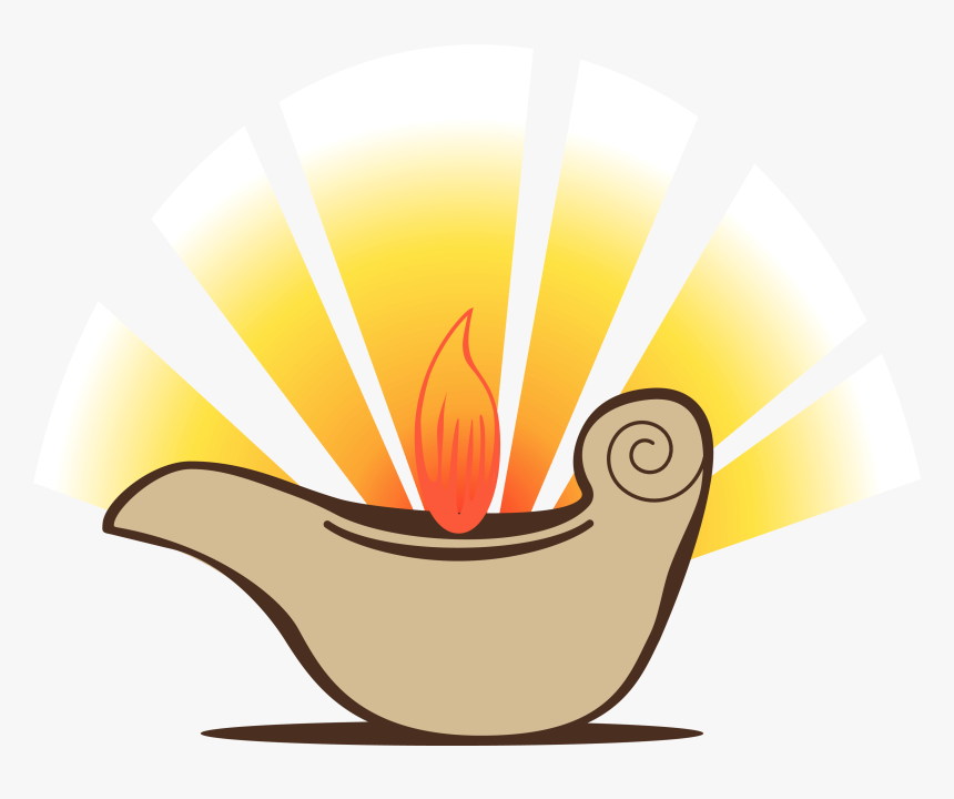 Clay Lamp Cool Diwali - Biblical Oil Lamp Clipart, HD Png Download