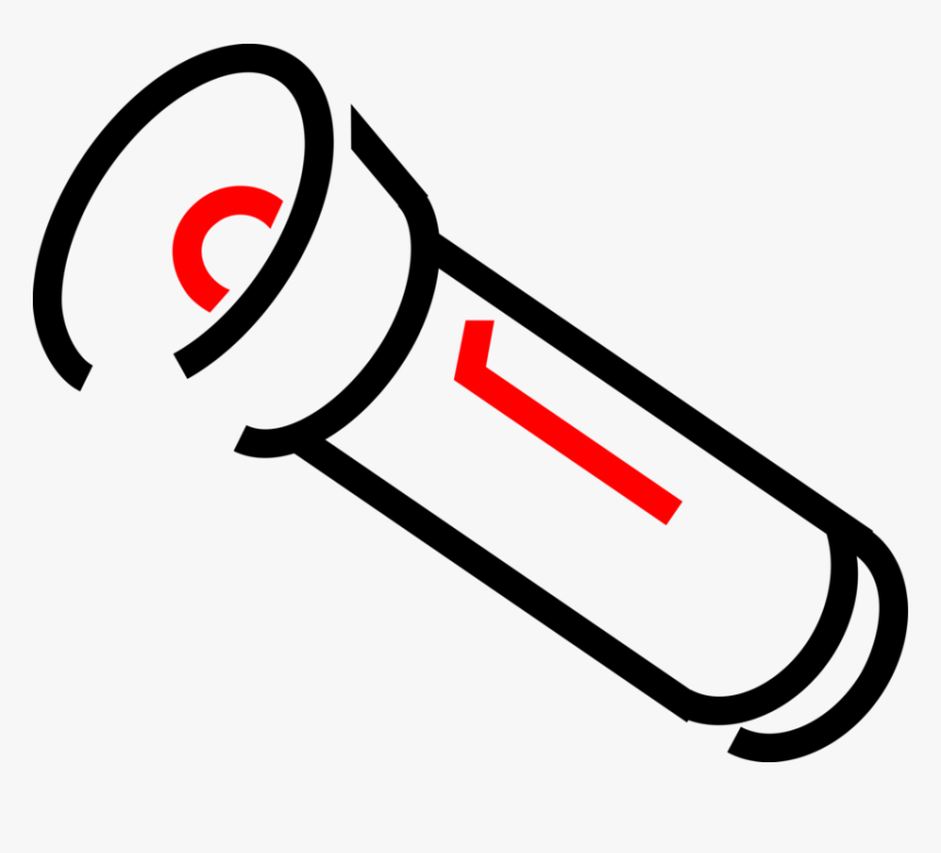Flashlight Clipart Torch Light, HD Png Download