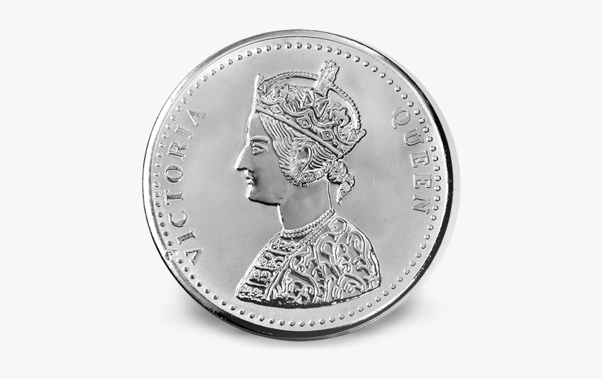 Silver Coin Victoria Png, Transparent Png