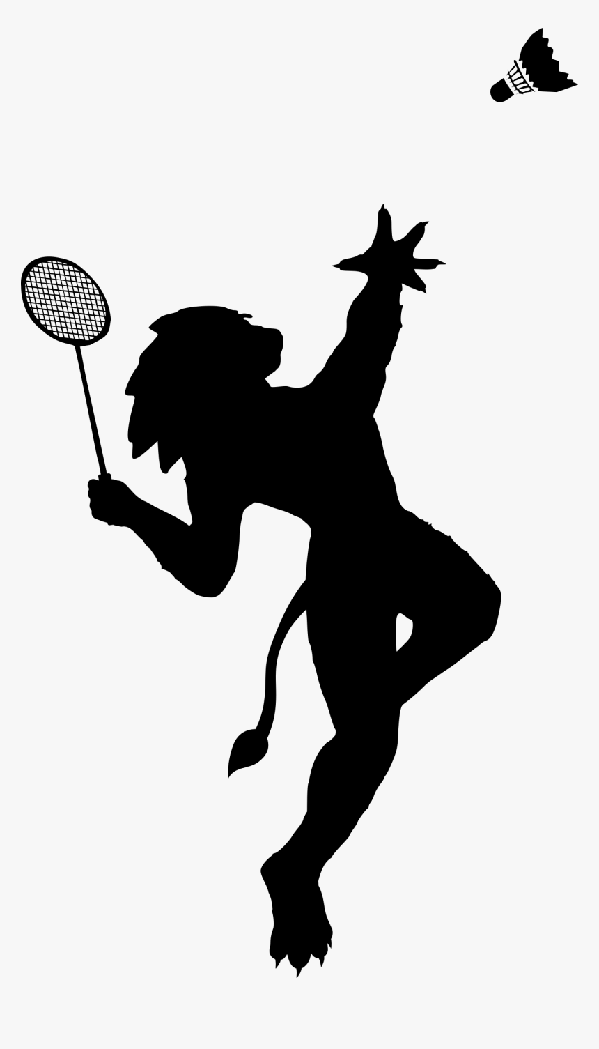 Logo Badminton Design Png, Transparent Png