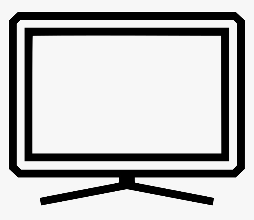 Screen Monitor Display Computer Desktop Pc - Devices Icon Television, HD Png Download