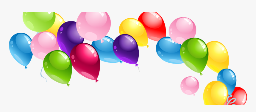 Birthday Balloon Background Png, Transparent Png