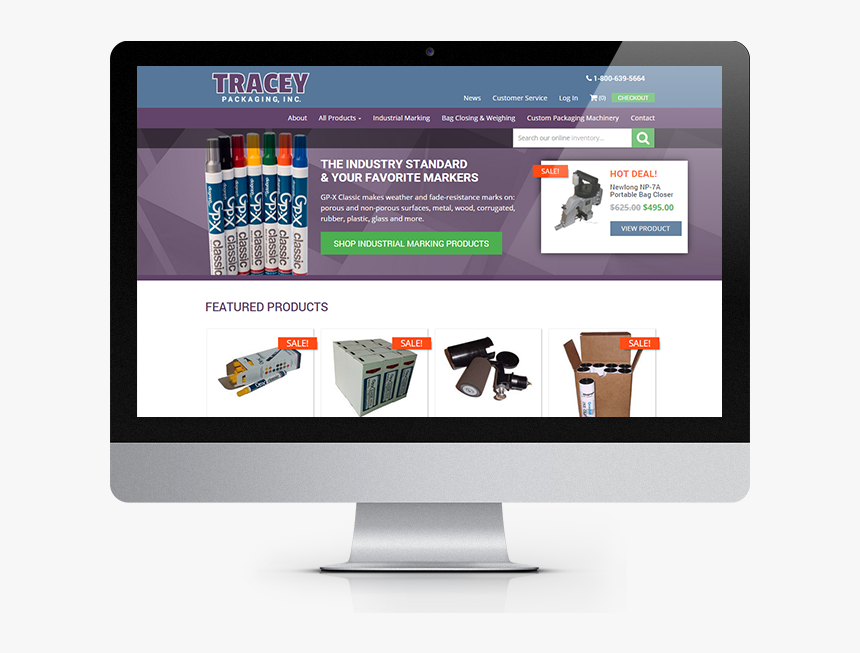 Industrial Ecommerce Web Design, HD Png Download